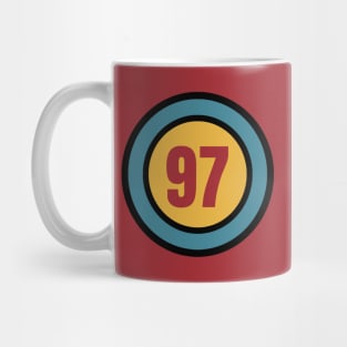 The Number 97 - ninety seven - ninety seventh - 97th Mug